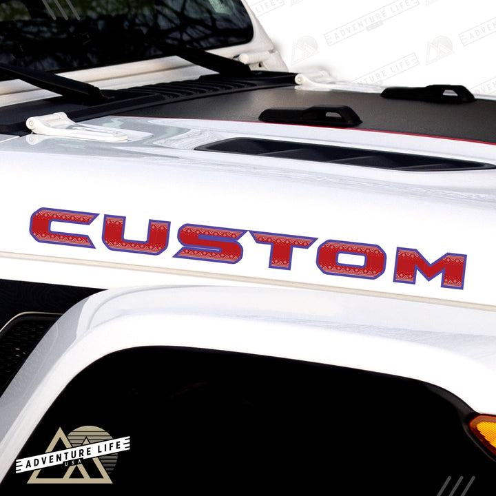 Winter Collection // Hood Lettering // Set of 2