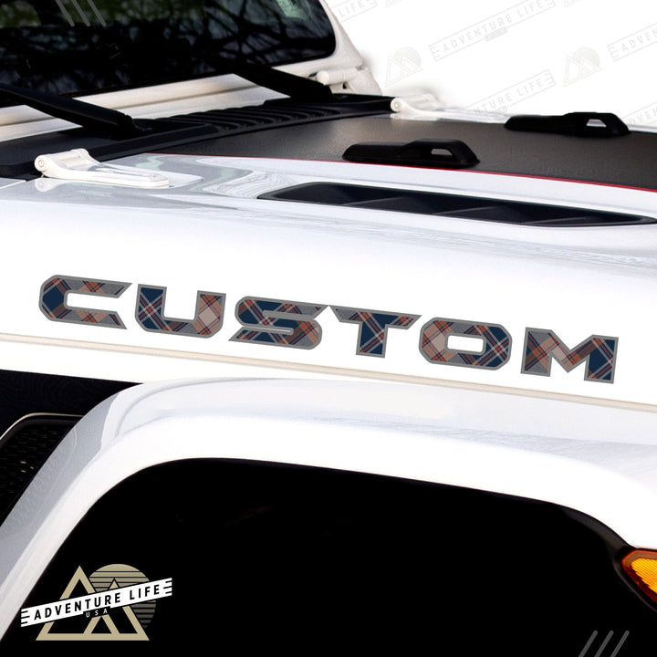 Winter Collection // Hood Lettering // Set of 2