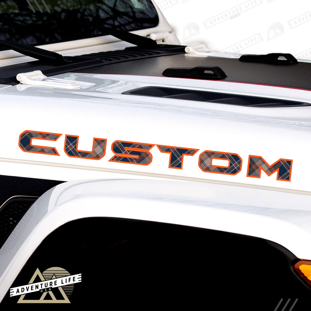 Winter Collection // Hood Lettering // Set of 2