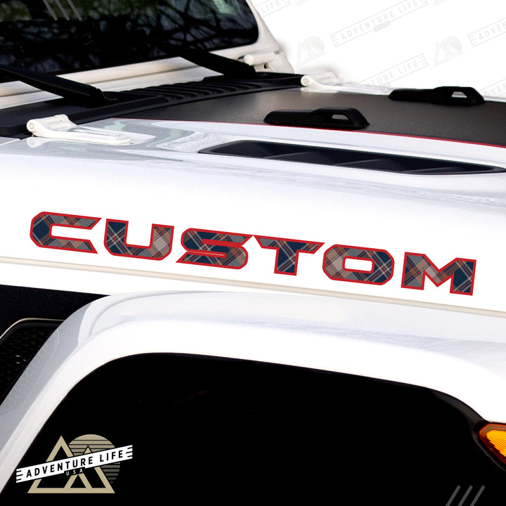 Winter Collection // Hood Lettering // Set of 2