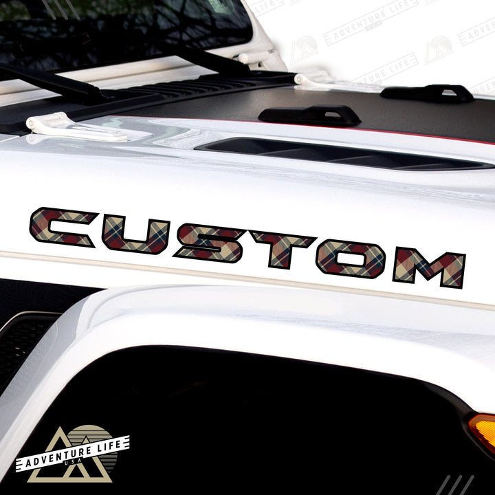 Winter Collection // Hood Lettering // Set of 2