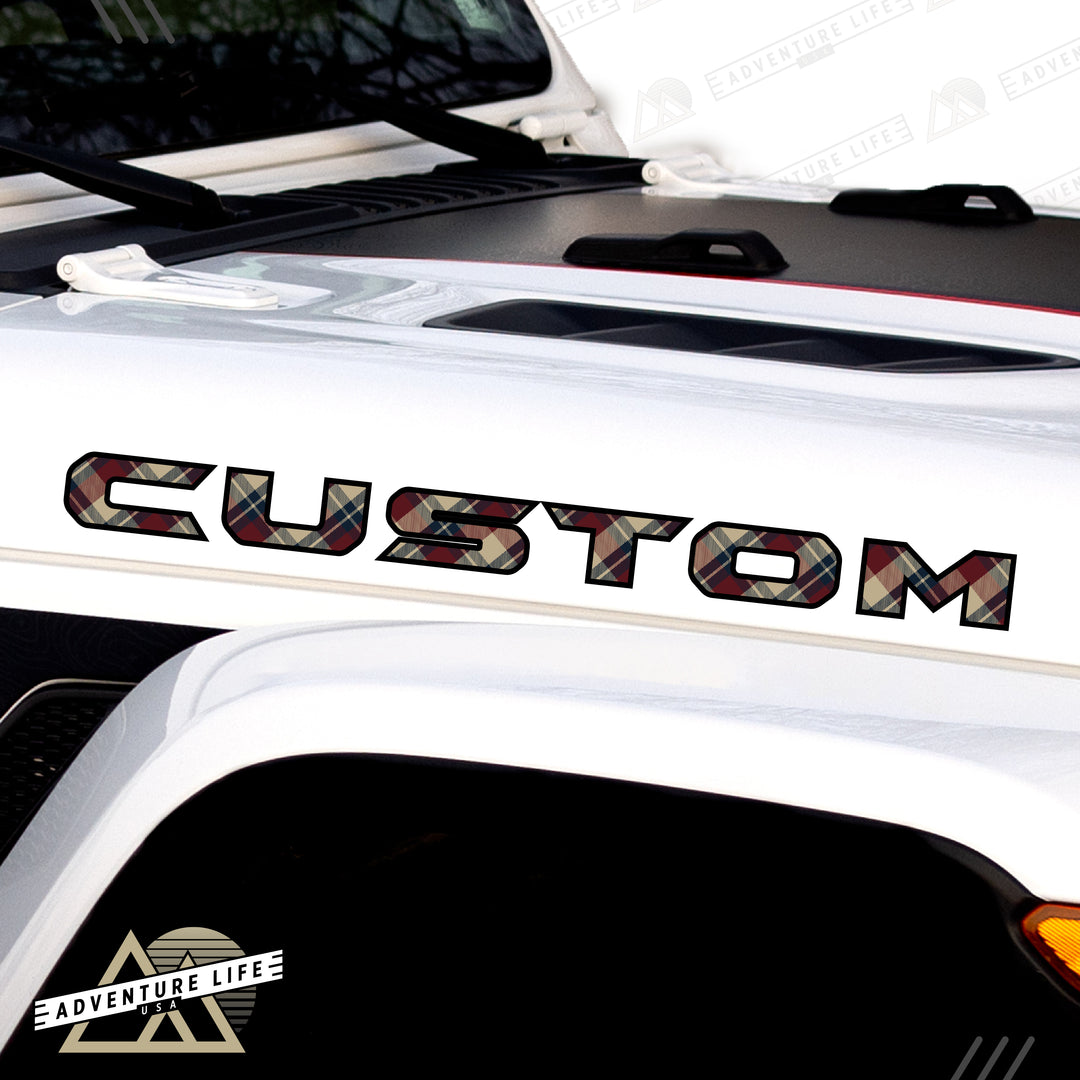 Winter Collection // Hood Lettering // Set of 2