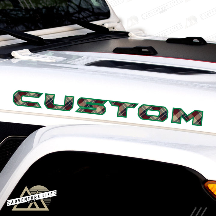 Winter Collection // Hood Lettering // Set of 2