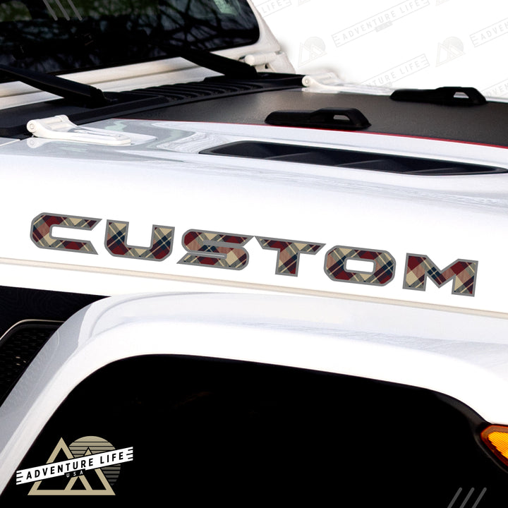 Winter Collection // Hood Lettering // Set of 2