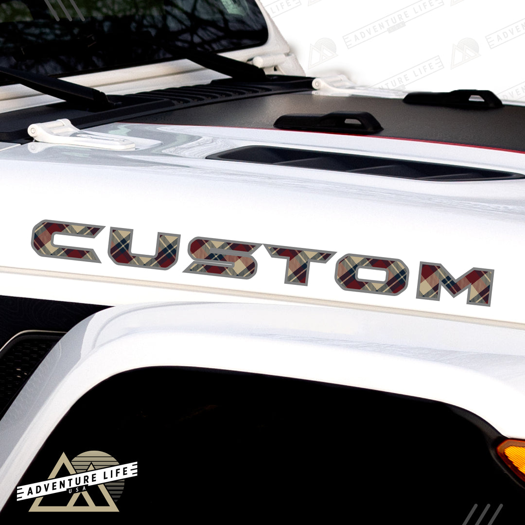 Winter Collection // Hood Lettering // Set of 2