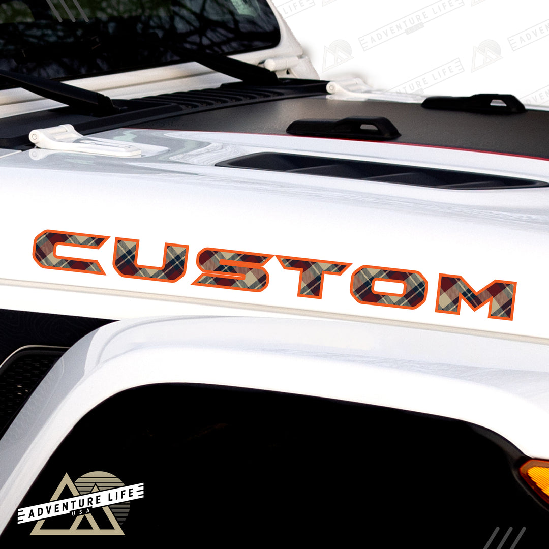 Winter Collection // Hood Lettering // Set of 2