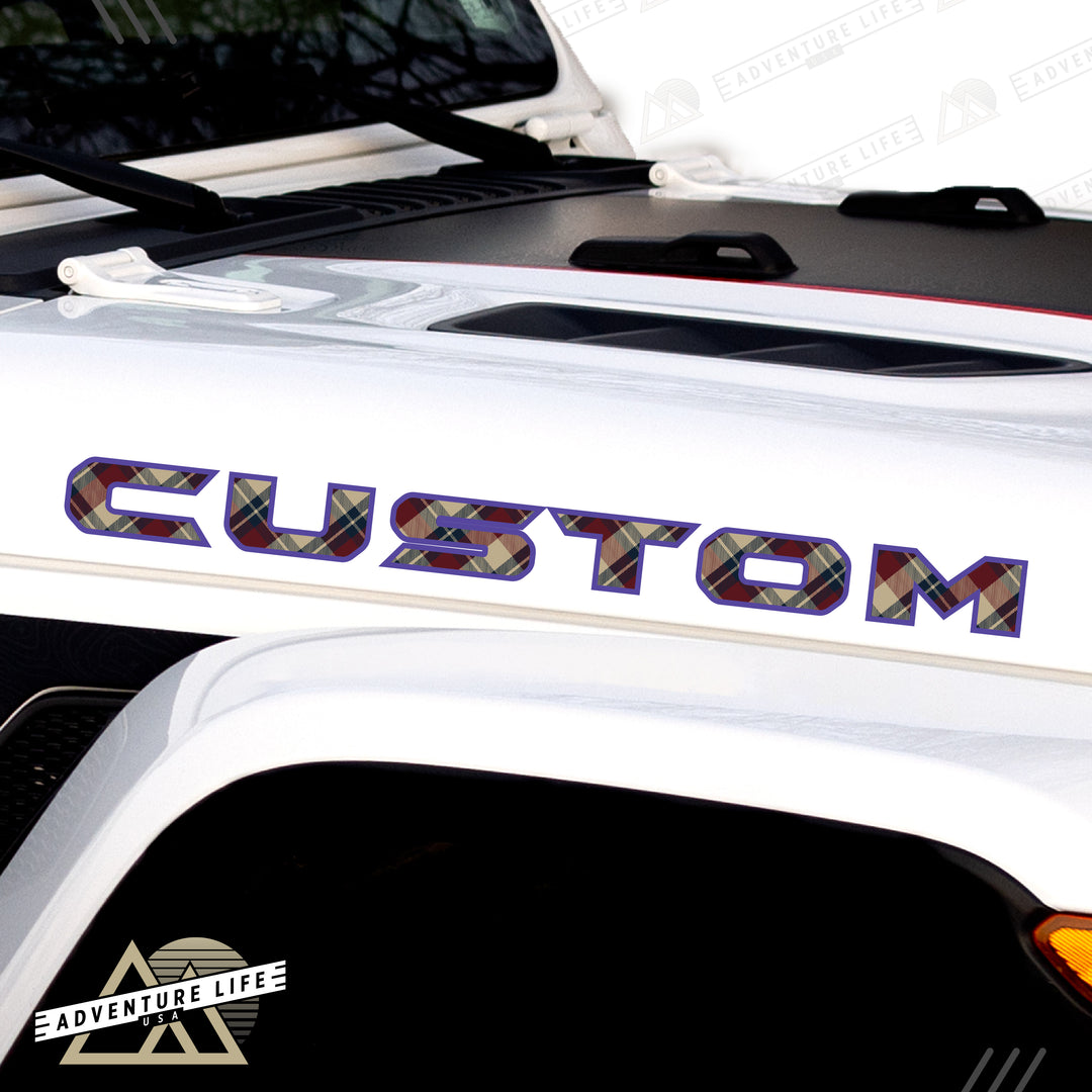 Winter Collection // Hood Lettering // Set of 2