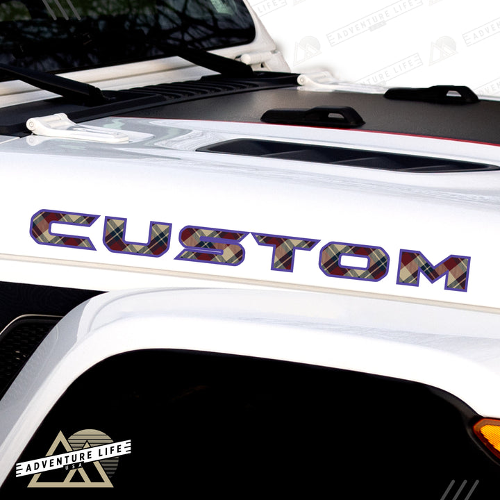 Winter Collection // Hood Lettering // Set of 2