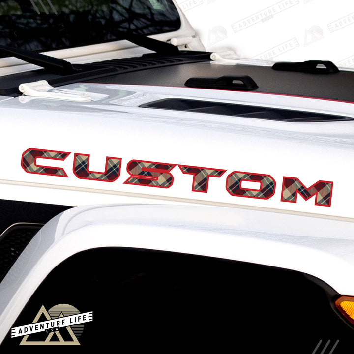 Winter Collection // Hood Lettering // Set of 2