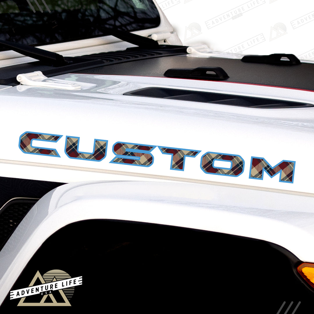 Winter Collection // Hood Lettering // Set of 2