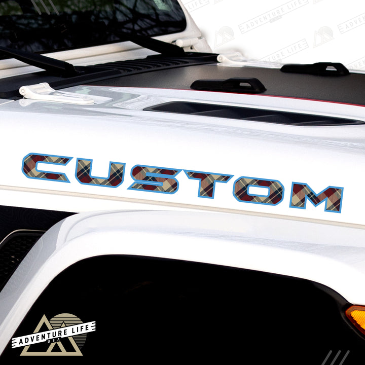 Winter Collection // Hood Lettering // Set of 2