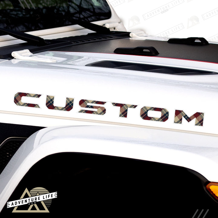 Winter Collection // Hood Lettering // Set of 2