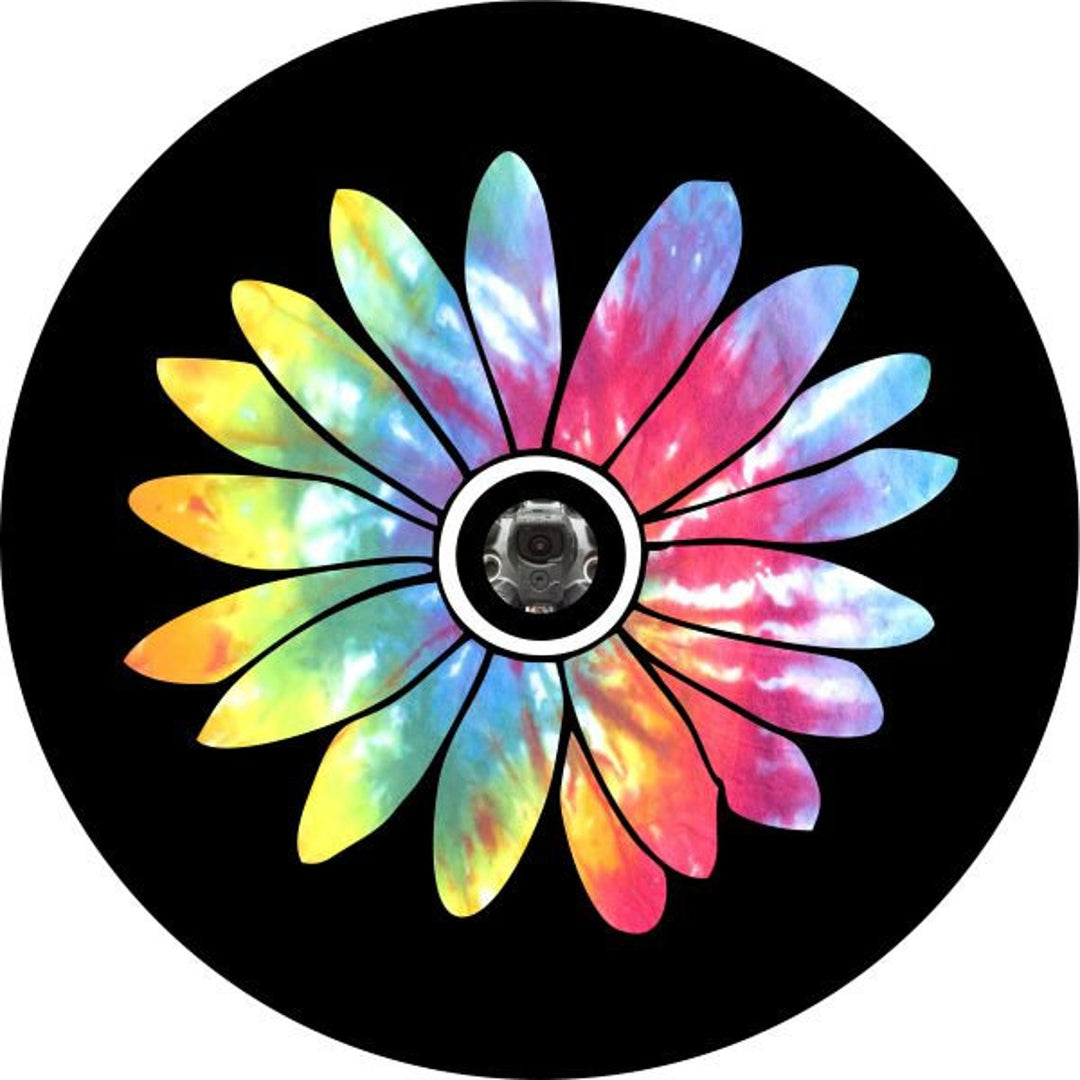 Tie Dye Daisy Flower