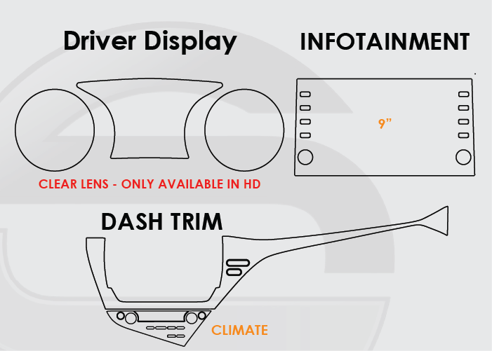 Toyota Camry Screen ProTech Kit
