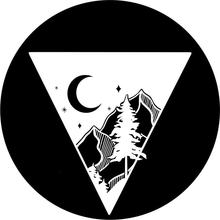 Triangle Mountain Night Sky