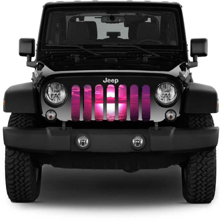 Tuscadero Pink Sunset Jeep Grille Insert