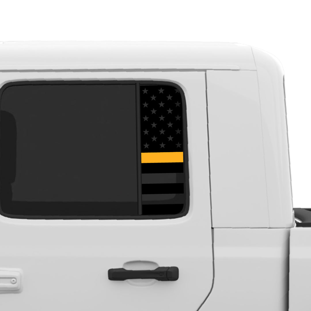 Flag Window Graphic for Jeep Gladiator | Set of 2