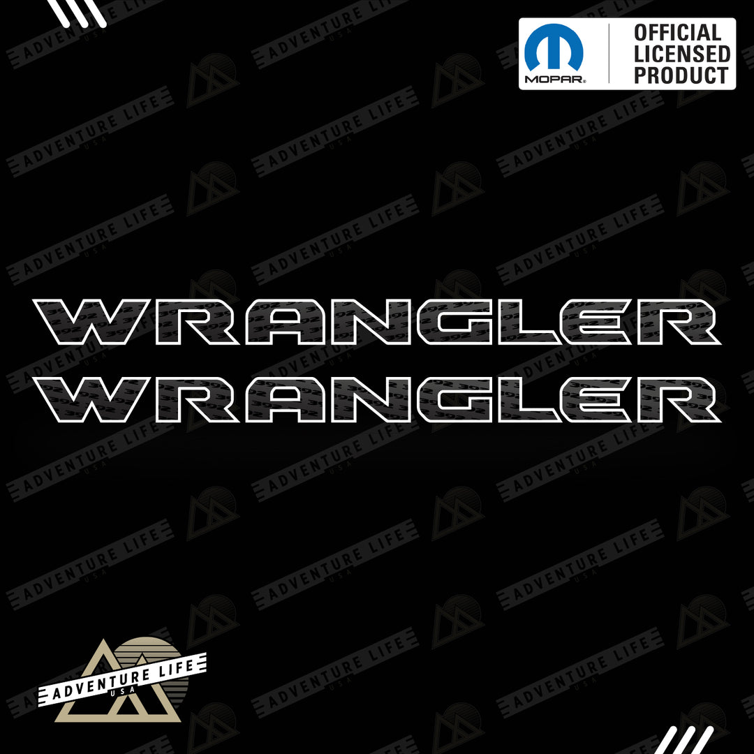 WRANGLER Hood Lettering | Set of 2