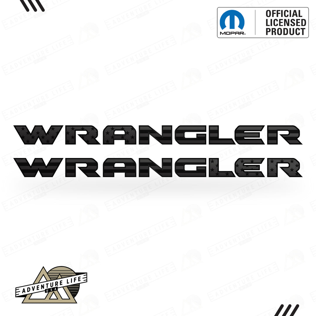 WRANGLER Hood Lettering | Set of 2