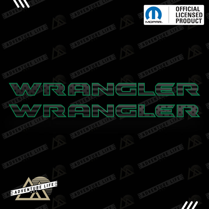 WRANGLER Hood Lettering | Set of 2