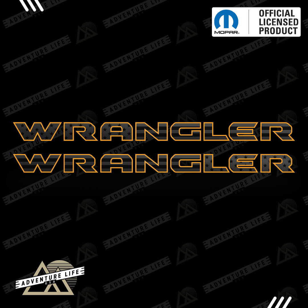 WRANGLER Hood Lettering | Set of 2