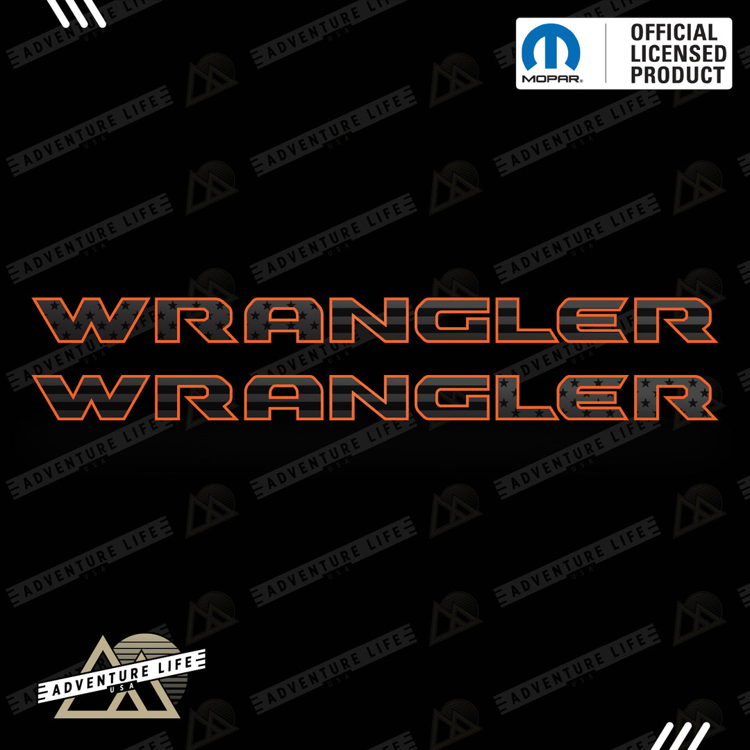 WRANGLER Hood Lettering | Set of 2