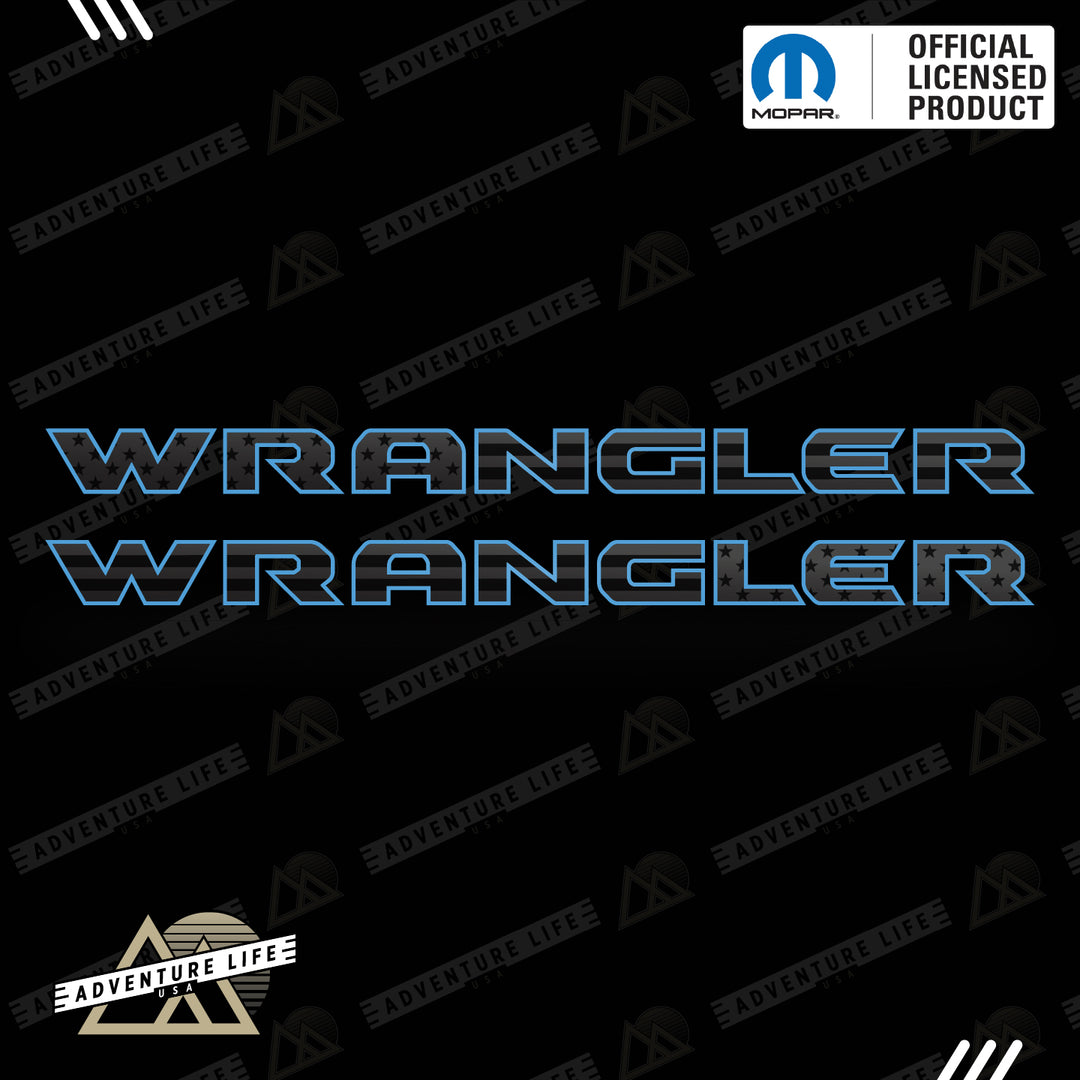 WRANGLER Hood Lettering | Set of 2