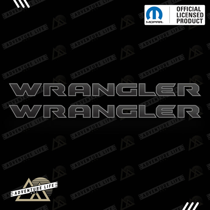 WRANGLER Hood Lettering | Set of 2