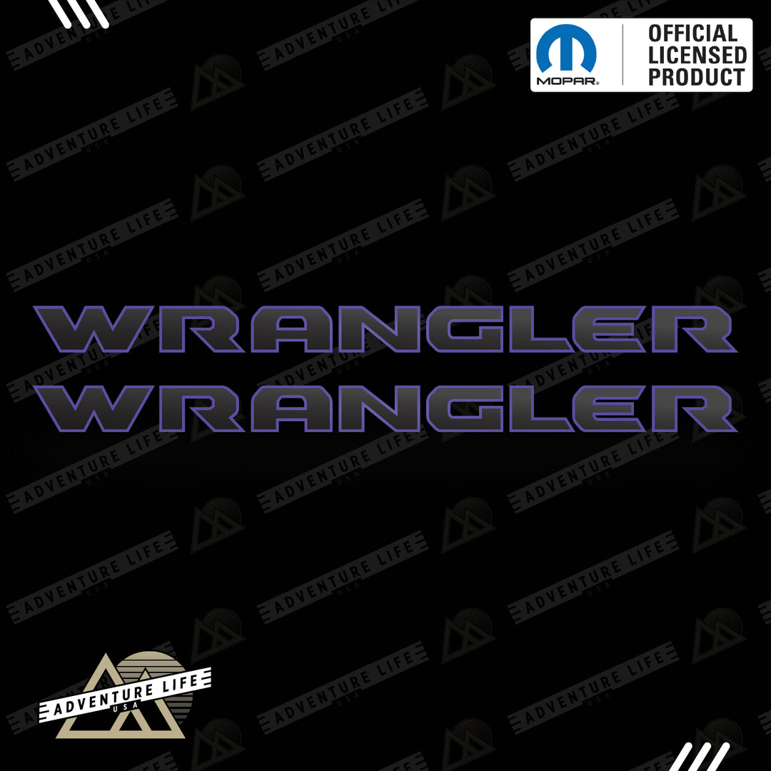 WRANGLER Hood Lettering | Set of 2