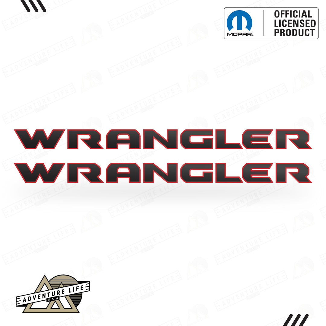 WRANGLER Hood Lettering | Set of 2