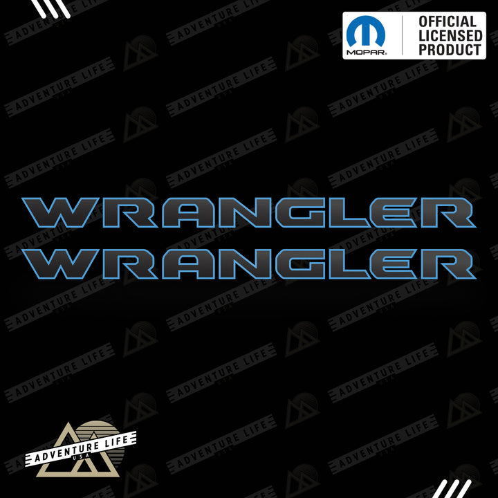 WRANGLER Hood Lettering | Set of 2