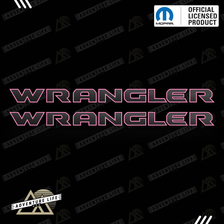 WRANGLER Hood Lettering | Set of 2