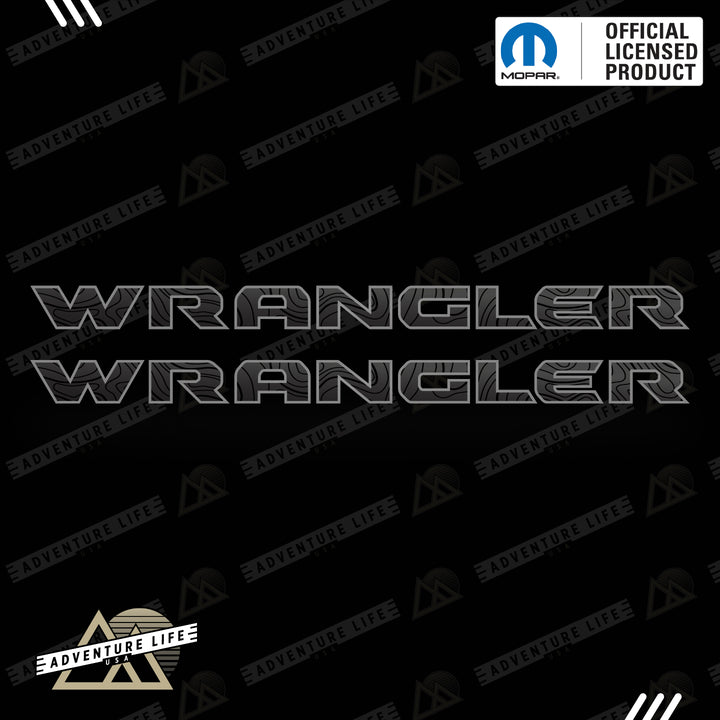 WRANGLER Hood Lettering | Set of 2