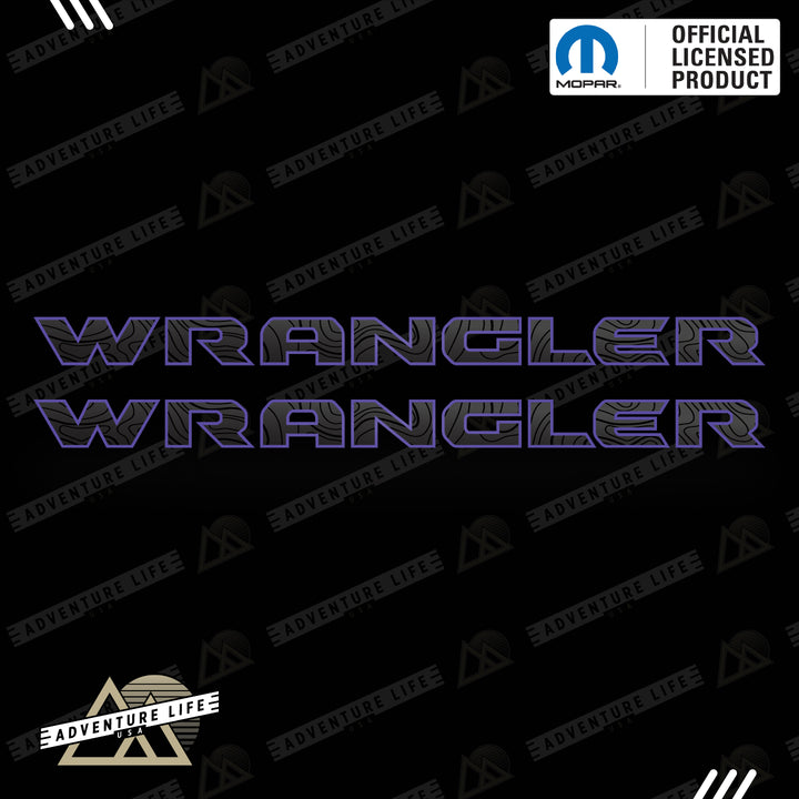 WRANGLER Hood Lettering | Set of 2