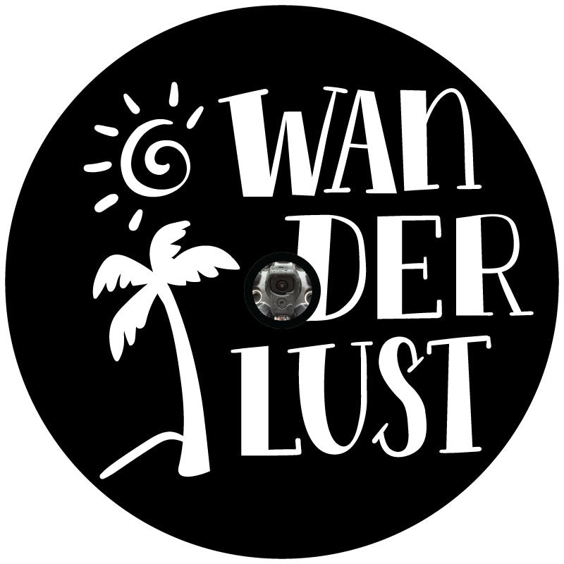 Wanderlust Unique Spare Tire Cover for RV, Camper, Bronco, Jeep, Motorcoach, Vans