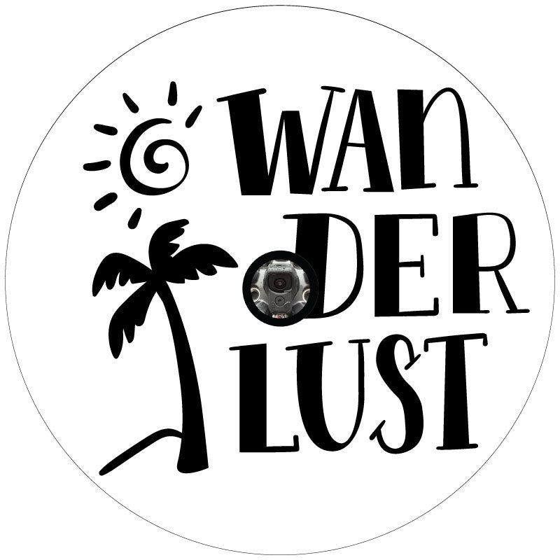 Wanderlust Unique Spare Tire Cover for RV, Camper, Bronco, Jeep, Motorcoach, Vans