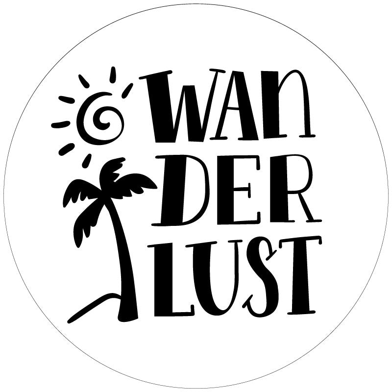 Wanderlust Unique Spare Tire Cover for RV, Camper, Bronco, Jeep, Motorcoach, Vans