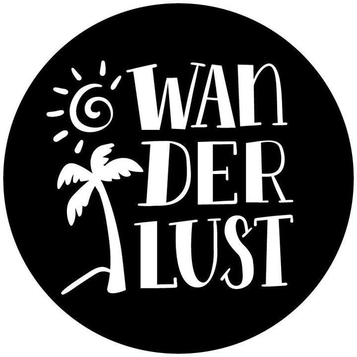 Wanderlust Unique Spare Tire Cover for RV, Camper, Bronco, Jeep, Motorcoach, Vans