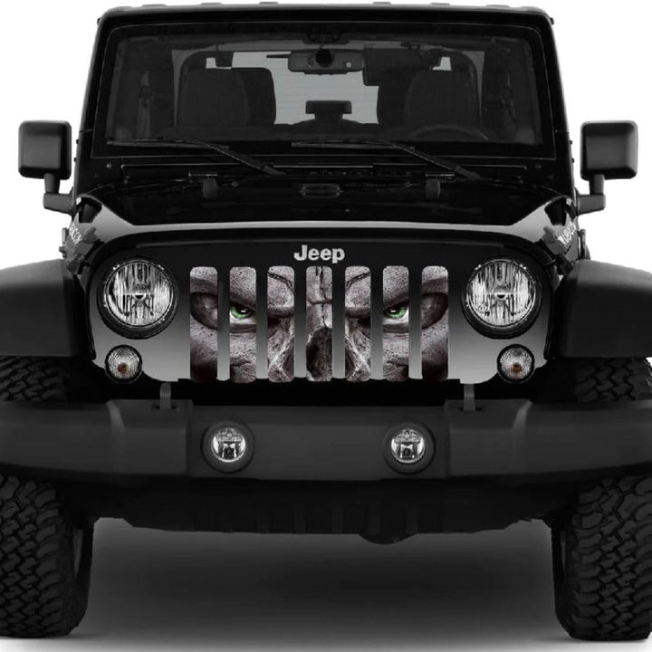 Always Watching Skeleton Eyes Jeep Grille Insert - Any Eye Color of Choice