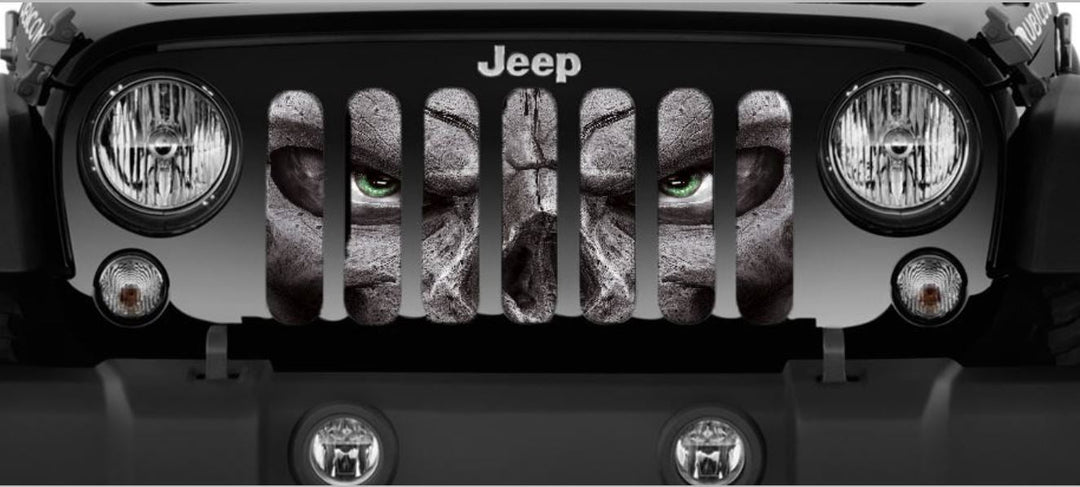 Always Watching Skeleton Eyes Jeep Grille Insert - Any Eye Color of Choice