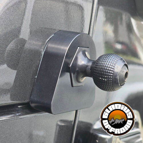 "Doors Off" Mirror Brackets for Gladiator Wrangler JL / JT - Mirrors Not Included