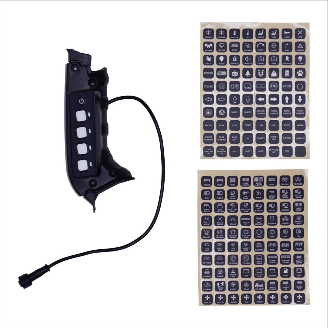 Voswitch B400 S Grab Handle Switch Panel for Ford Bronco (2021+) — Smart 4-Switch Control System