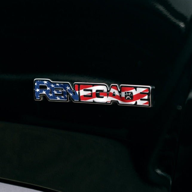 RENEGADE Door Emblem Overlay Decal Set | Fits 2015 and newer models