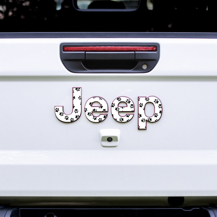 JEEP Gladiator Emblem Overlay Decal Set | Fits 2020+ Jeep Gladiator