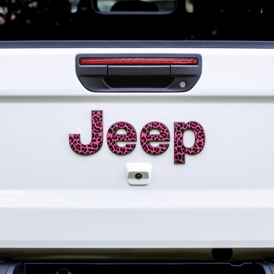 JEEP Gladiator Emblem Overlay Decal Set | Fits 2020+ Jeep Gladiator