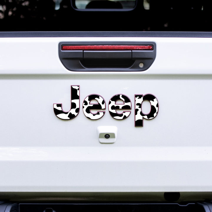 JEEP Gladiator Emblem Overlay Decal Set | Fits 2020+ Jeep Gladiator