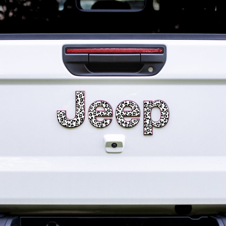 JEEP Gladiator Emblem Overlay Decal Set | Fits 2020+ Jeep Gladiator