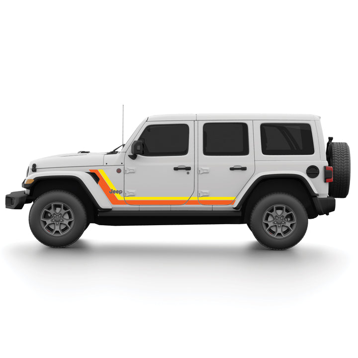 Scrambler Style Stripe Kit for Jeep Wrangler JL
