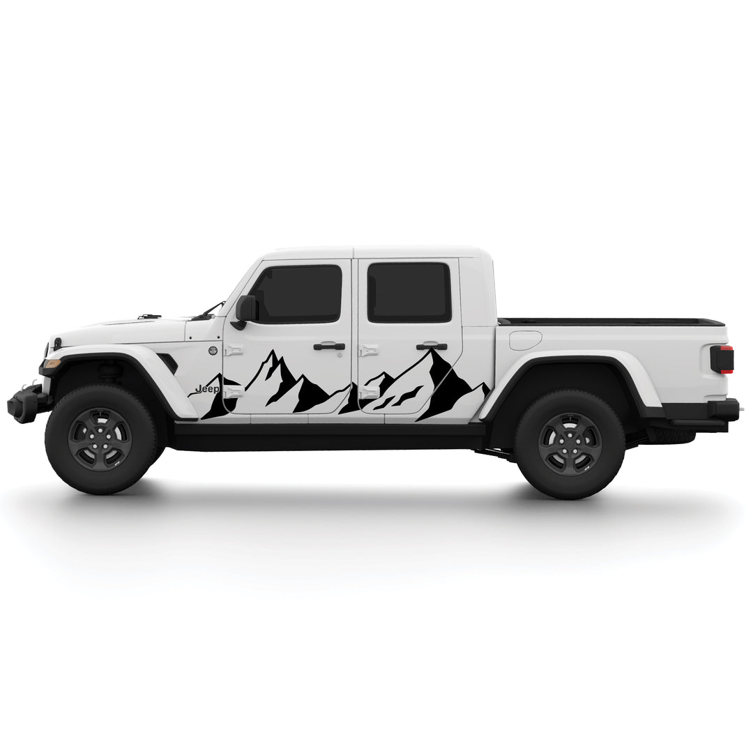 Mountain Silhouette Graphic Kit for Jeep Gladiator
