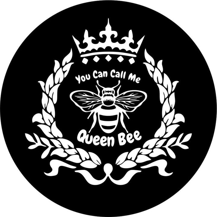 You Can Call Me Queen Bee Spare Tire Cover Design for Jeep, Campers, Broncos & More